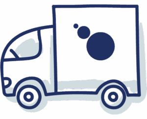 Bil-med-logo Bus fra bilvvaccineret