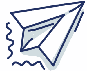 Deling Papirflyver der ligner den flyver